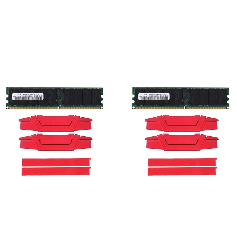 

2X DDR2 8 Гб 667 МГц RECC ОЗУ + охлаждающий жилет PC2 5300P 2RX4 REG ECC Серверная Память ОЗУ для рабочих станций