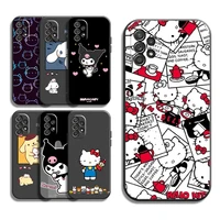 takara tomy hello kitty phone cases for samsung galaxy a31 a32 a51 a71 a52 a72 4g 5g a11 a21s a20 a22 4g cases carcasa coque