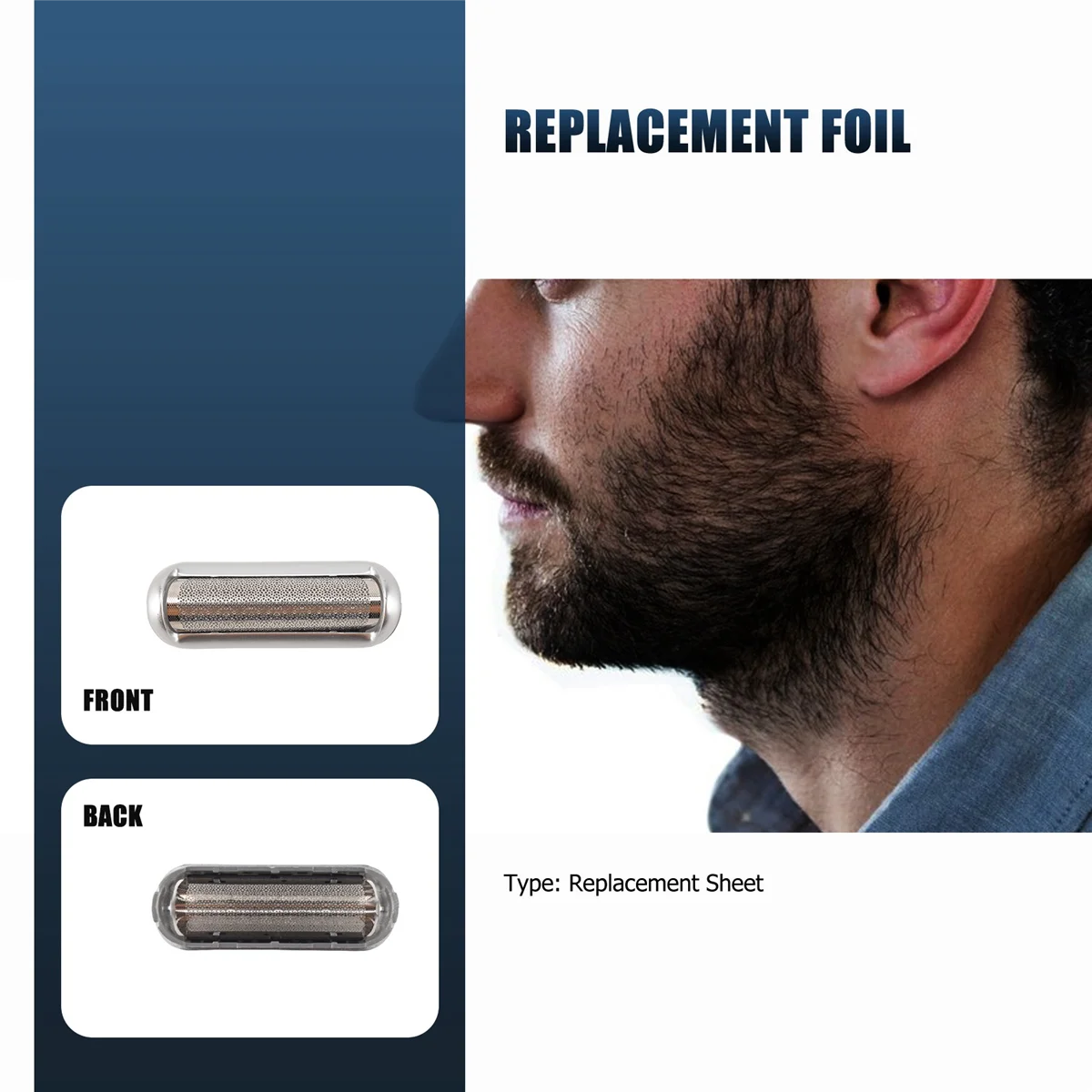 Сменный комплект режущей фольги для бритвенных лезвий сменная сетка бритвенной