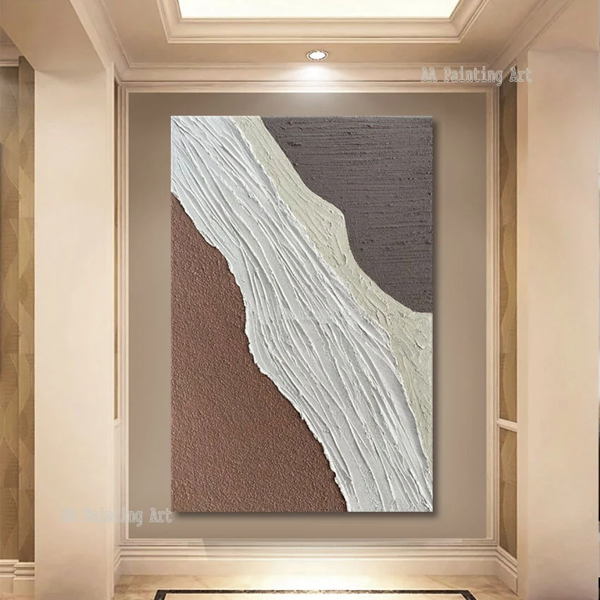 Толстый объемный акриловый нож с текстурой масляная живопись Настенная Картина