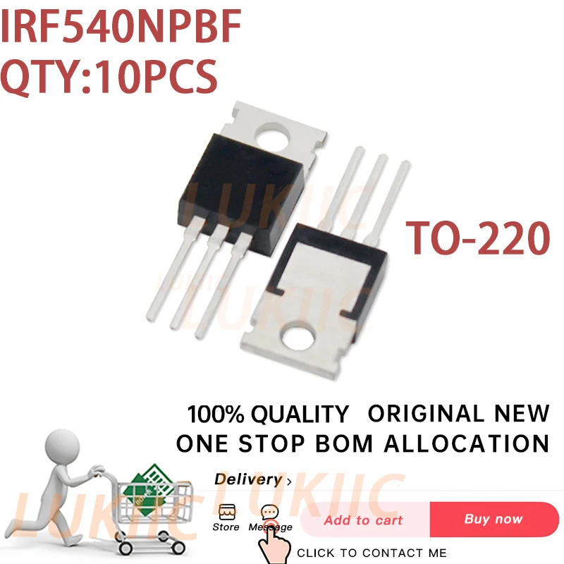 (10 шт.) 100% новый IRF540NPBF IRF540N F540N