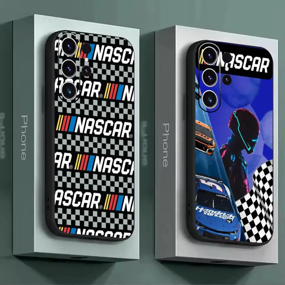 Фото Чехол для телефона N-nascarES Trend для Samsung Galaxy S26 S25 S24 S23 S22 S21 Plus Ultra Fold, мягкий, черный. №2