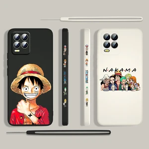 cute one piece dessert for oppo realme 50i 50a 9i 8 6 pro find x3 lite gt master a9 2020 liquid left rope phone case capa cover free global shipping