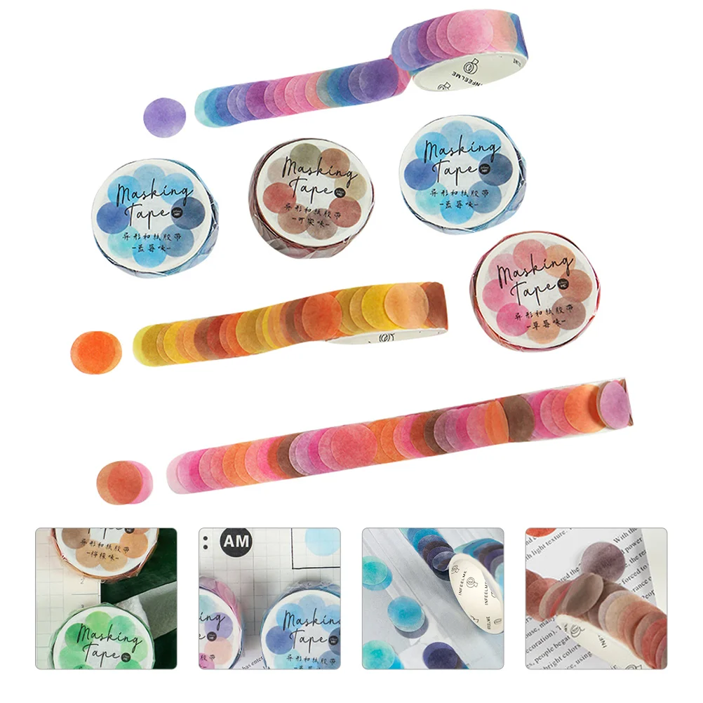 

7 рулонов цветной бумажной ленты (случайный стиль)