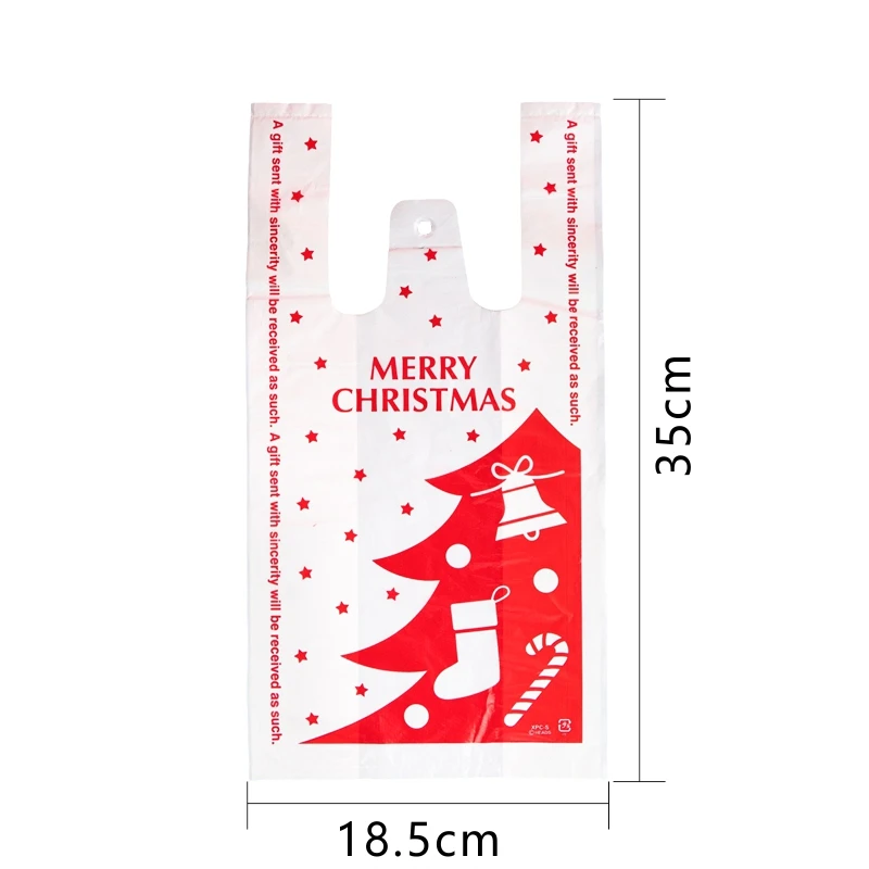 

СтоБаг 100 шт., рождественские пакеты-шопперы