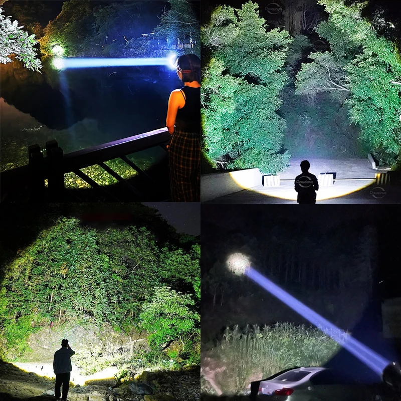 Перезаряжаемый Мощный Светодиодный Налобный Фонарь 800 Вт 10000LM Вкл./выкл. В Режиме