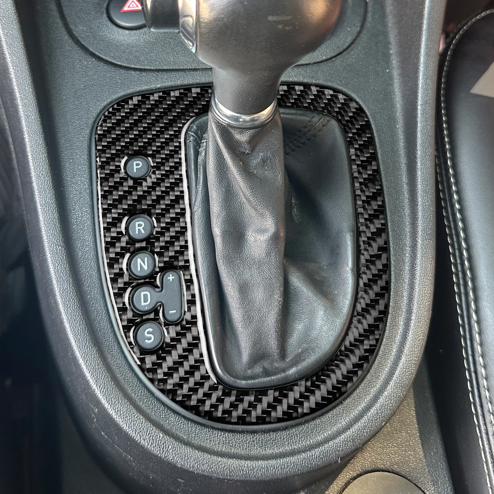 Фото Для Seat Leon 2005-2012 углеродное волокно, центральная панель управления переключением передач, накладка, автомобильные аксессуары, наклейка для украшения интерьера №3