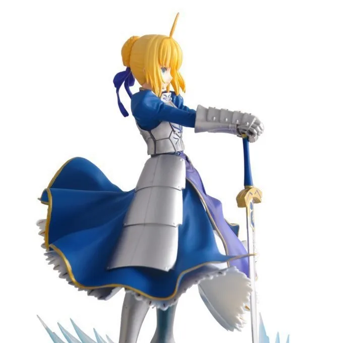 Фото Коллекционная фигурка Сэйбер из Fate Stay Night Ubw, 23 см, ПВХ, для декора дома и рабочего стола, для любителей аниме и коллекционеров. №3