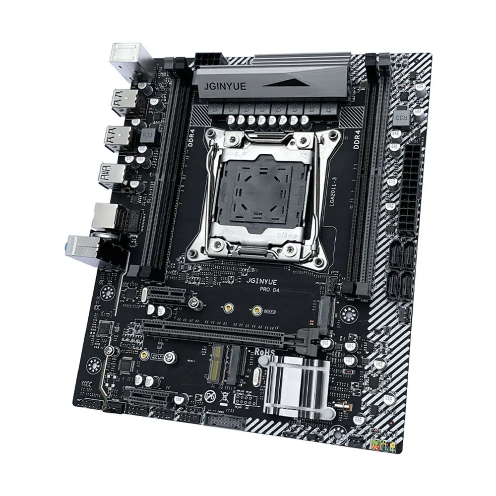 Материнская плата JGINYUE LGA 2011-3 Xeon E5 V3 процессор и Память DDR4 RAM 8-фазный источник