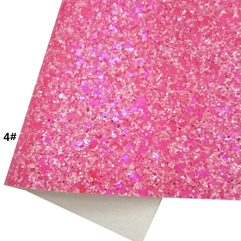 Розовые блестящие кожаные листы искусственная кожа цветы сердца сделай сам