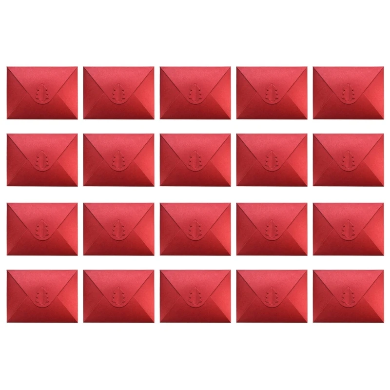 

Solid Color Envelope Stationary 6x 4.9In Christmas Card Envelope for Gift Card