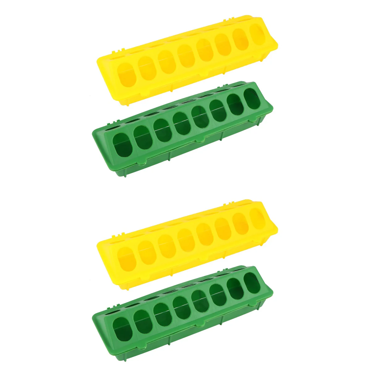 

4 PCS Thickening Pigeon Feeding Slot Pigeon Feeding Trough for Store Dorm Home