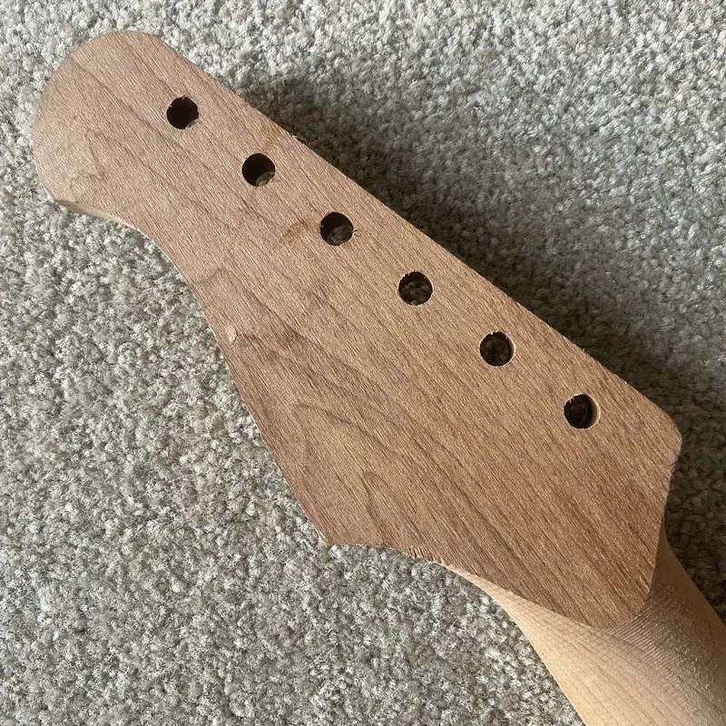 IN953 натуральный жареный клен для 6-струнной грифа электрогитары без ладов