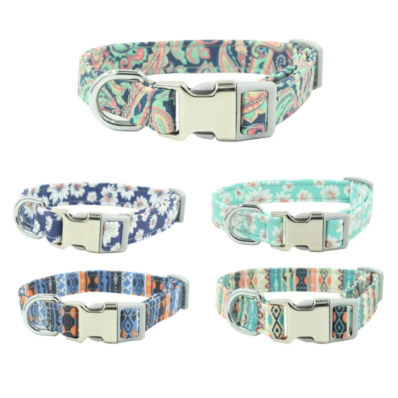

Nylon Dog Collar Pet Necklace Personalized Walking Collars Perro Small Medium Large Dogs for Pitbull Dobermann Pug Dog Supplies
