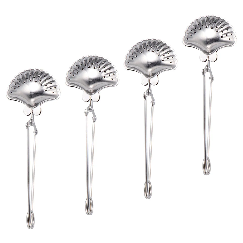

4Pcs Strainer Tea Accessory Convenient Tea Leaf Strainer Professional Tea Filter for Kitchen Home Tea