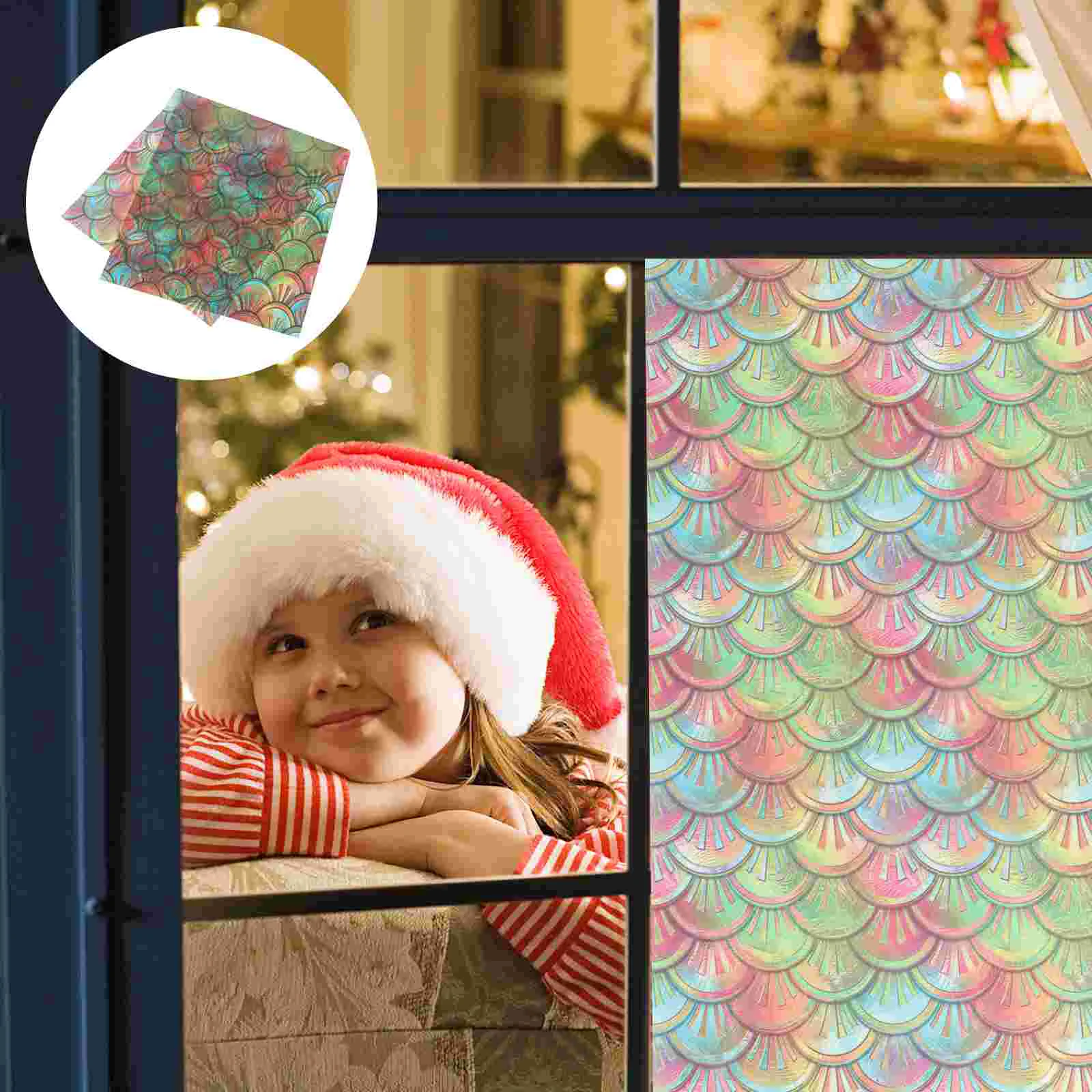 

Window Privacy Film Bathroom Stained Glass Sticker Privacy Protection Film