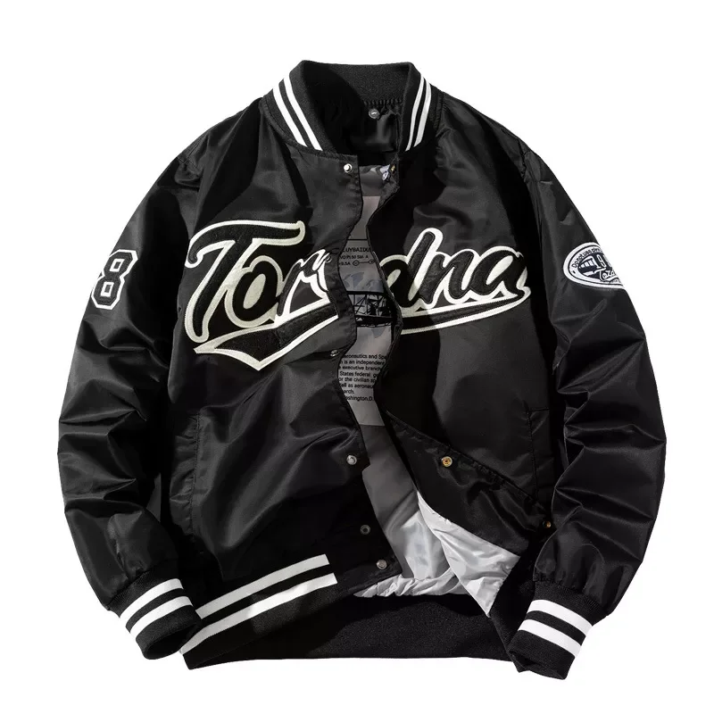 

NEW IN Bomber Jackets Baseball Fashion Men Anorak Hip Hop Streetwear Jackets Male Casual Baseball Uniform Coats Clothing