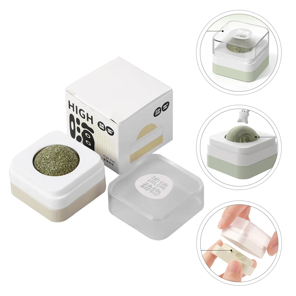 

Catnip Catwallkitten Lick Toysrotatable Treats Treat Cleaning Teeth Chewmolar Mounted Edible Licking Licker Teething