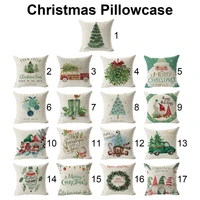 christmas pillow cover smooth comfortable hidden zipper pillowcase christmas pillowcase christmas throw pillow cover