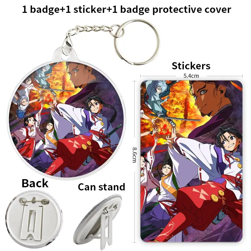 Houjou Tokiyuki аниме персонаж игра мягкая кнопка значок брошь якорь периферийные