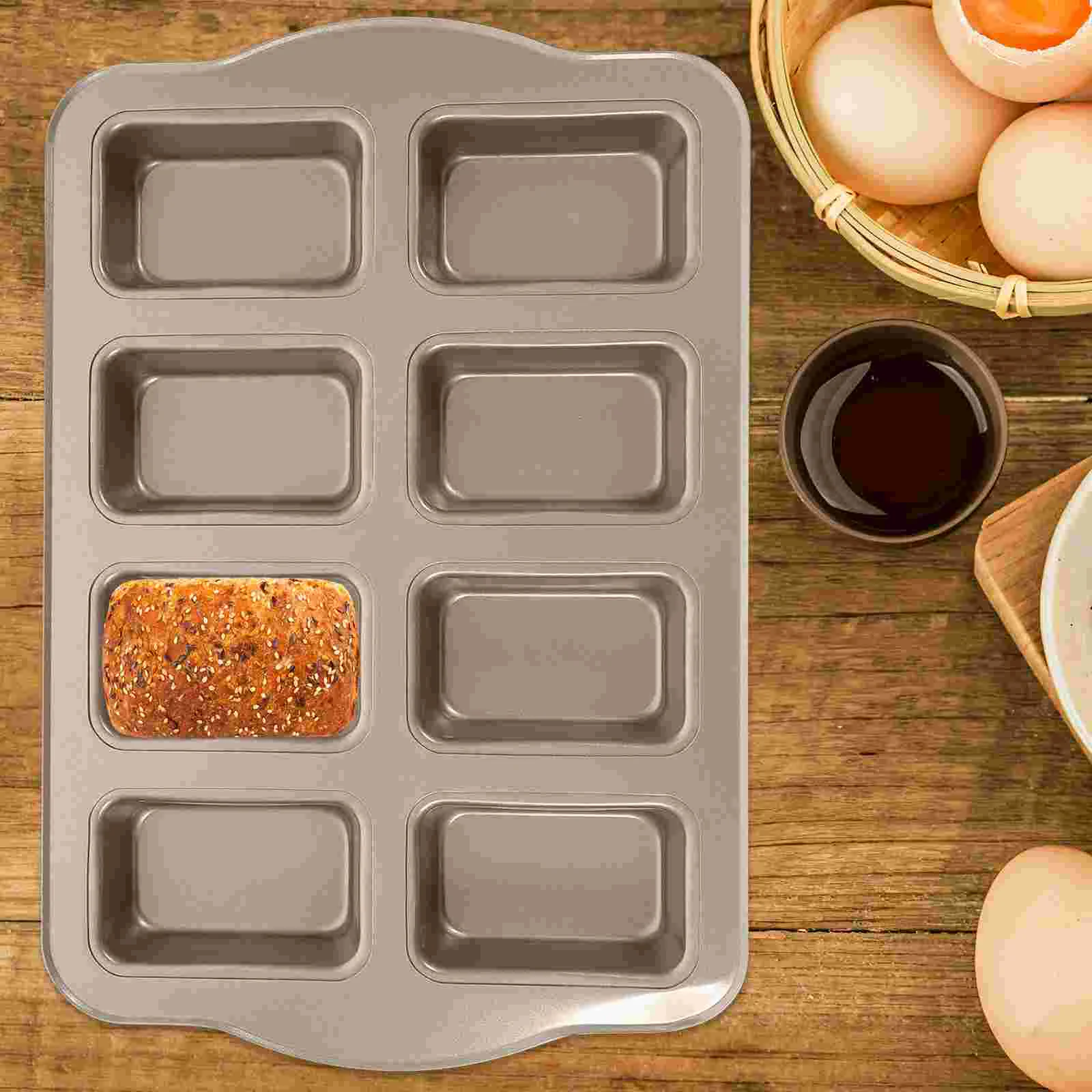 

Mini Baking Tray Cake Mold Pans Small Brownie Loaf Bread Oven Square Muffin Pumpkin