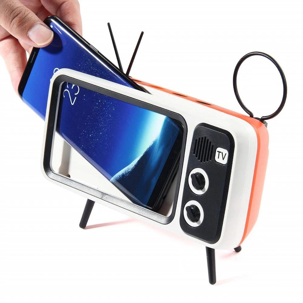 Desktop Phone Bracket Bluetooth-compatible Speaker Music Bas