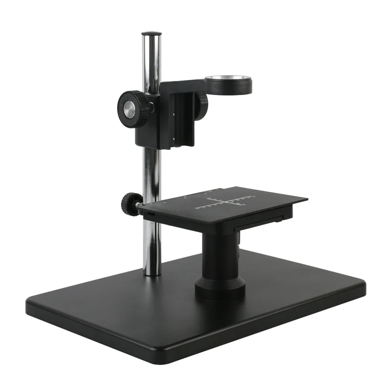 

125mm X-Y Horizontal Moving Stage Objective Platform Adjustable Stand Holder 50mm Focus For Microscope