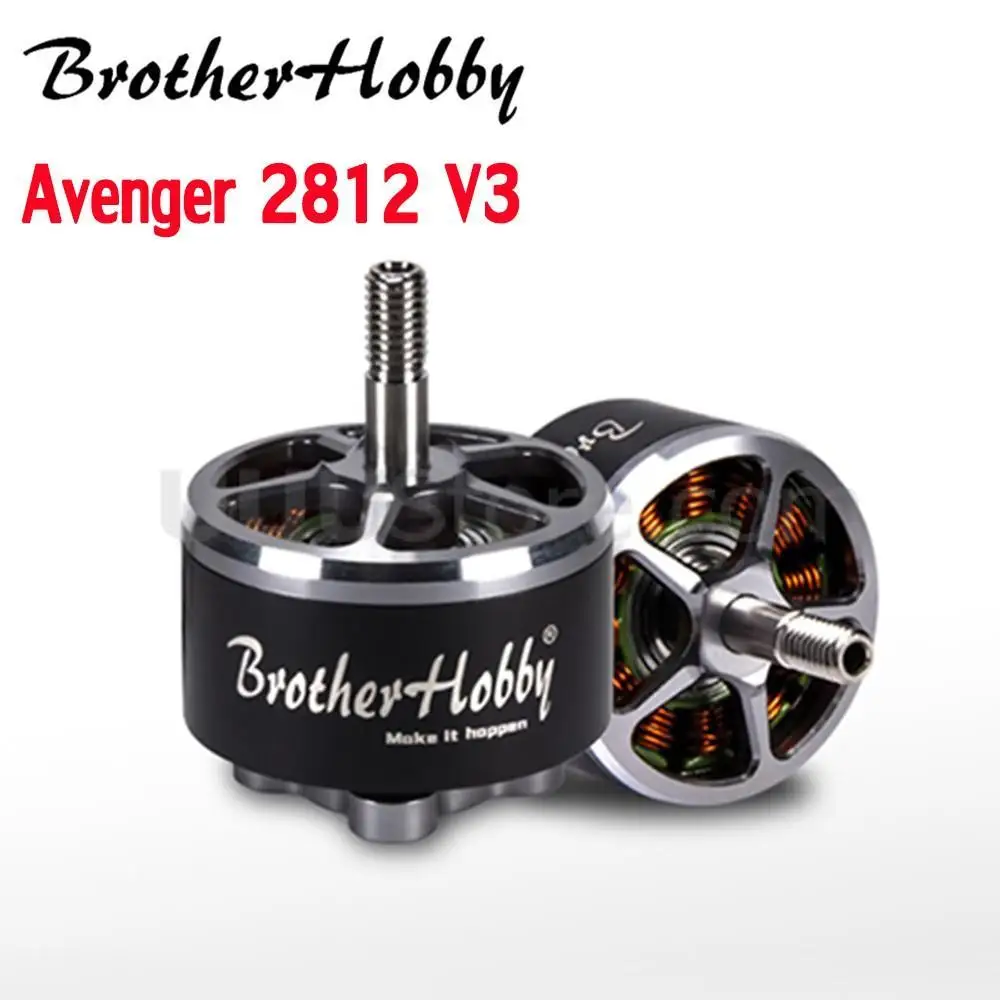 1-4 шт. бесщеточные двигатели Brother Hobby Avenger 2812 V3 КВ/кв 5-8S из титанового сплава с полым валом для FPV гоночного дрона 1-4 шт. бесщеточные двигатели Brother Hobby Avenger 2812 V3 КВ/кв 5-8S из титанового сплава с полым валом для FPV гоночного дрона