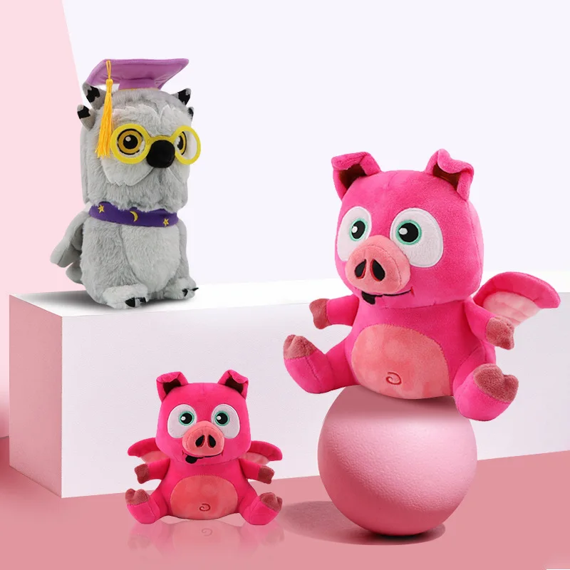 

Gamma Plush Toys Cute Owl from Wizard101 Game Stuffed Plush Animals Kawaii Piggle Plush Nighthawk Owl Peluches Baby Toys Gifts