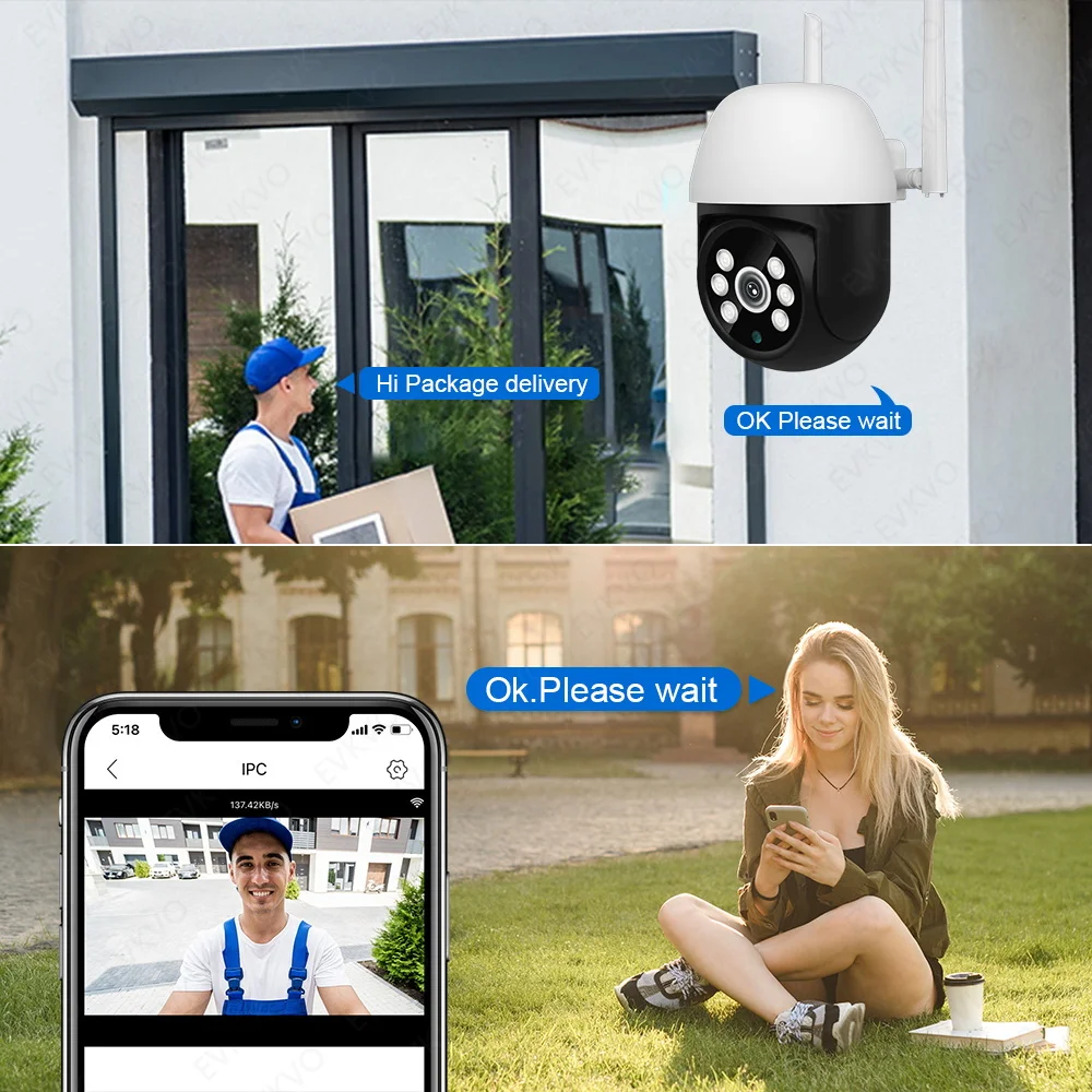 Умная мини-камера с поддержкой Wi-Fi 3 Мп |