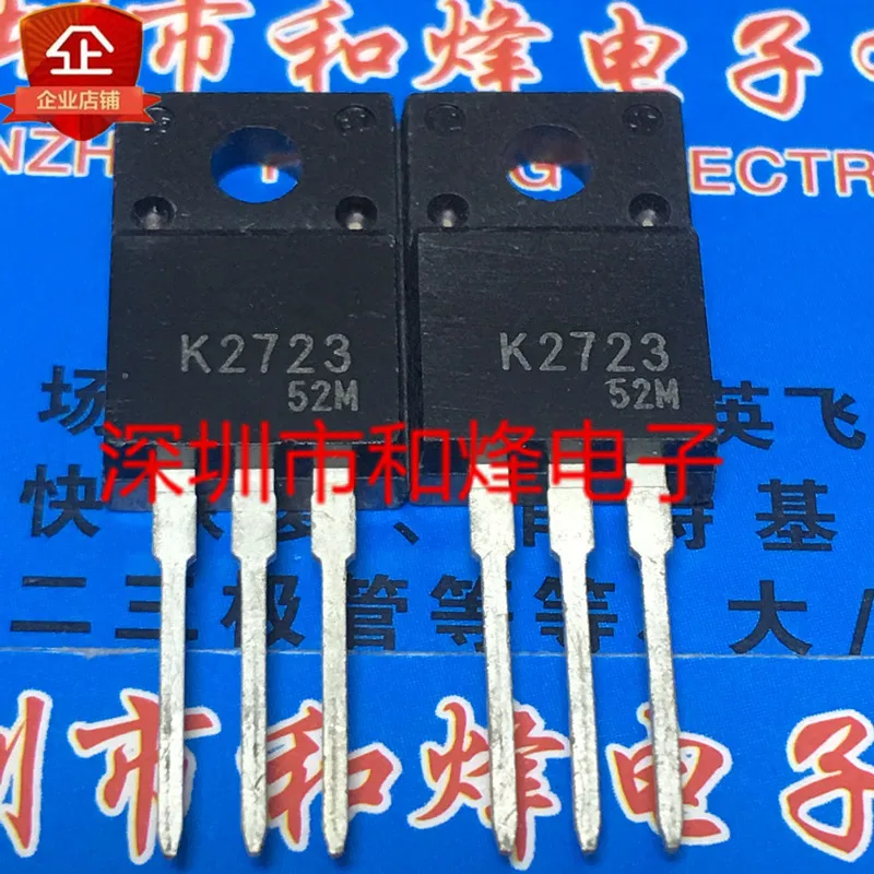 

Оригинал 2шт/2SK2723 K2723 TO-220F 60V 25A