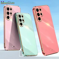 soft case for samsung galaxy s22 ultra s22 plus case plating frame cover for samsung s10 s20 s21 plus ultra fe s21fe s20fe case