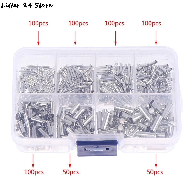 

600 шт., обжимные клеммы для проводов, 0,5-6, 0 мм2