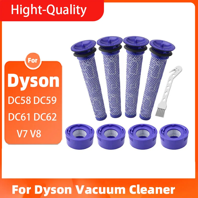 

Washable Pre Filter Compatible with Dyson DC58 DC59 DC61 DC62 V7 V8 Vacuum Replacement Filters for Spare Part # 965661-01
