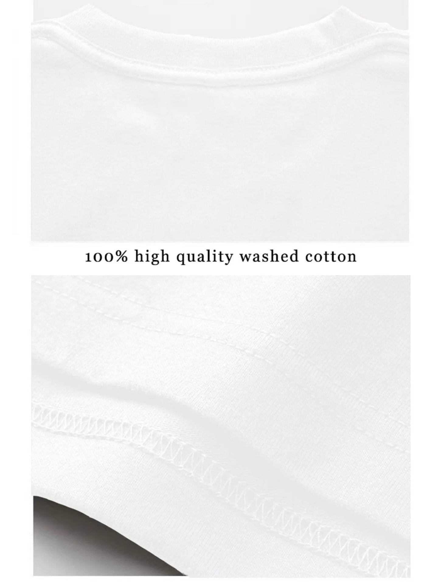 Nope Not Today Print 220g Cotton Short Sleeve Crew Neck Graphic T-Shirt Adult Tops for Men Women