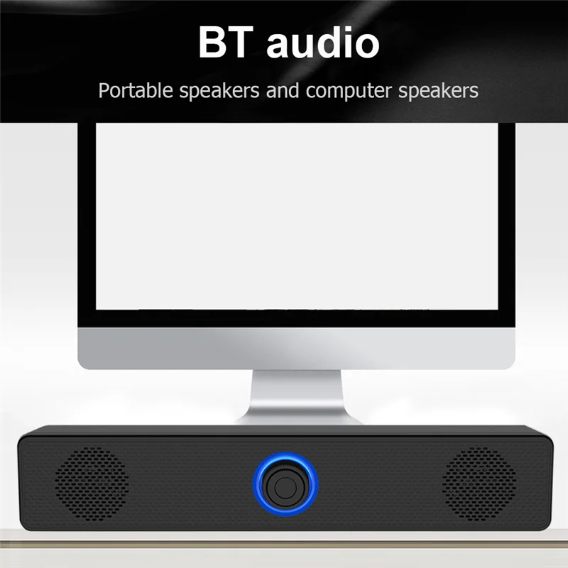 Звуковая панель с питанием от USB Bluetooth 5 0 динамик 4D объемного звучания стерео
