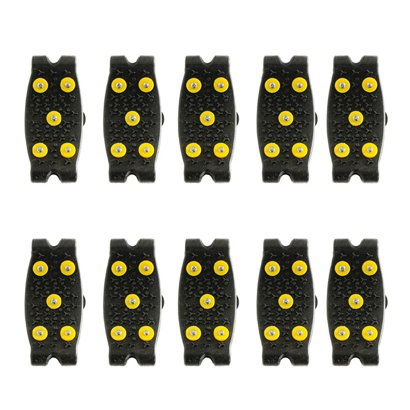 

Нескользящие скобы из силикагеля для ходьбы по снегу и льду