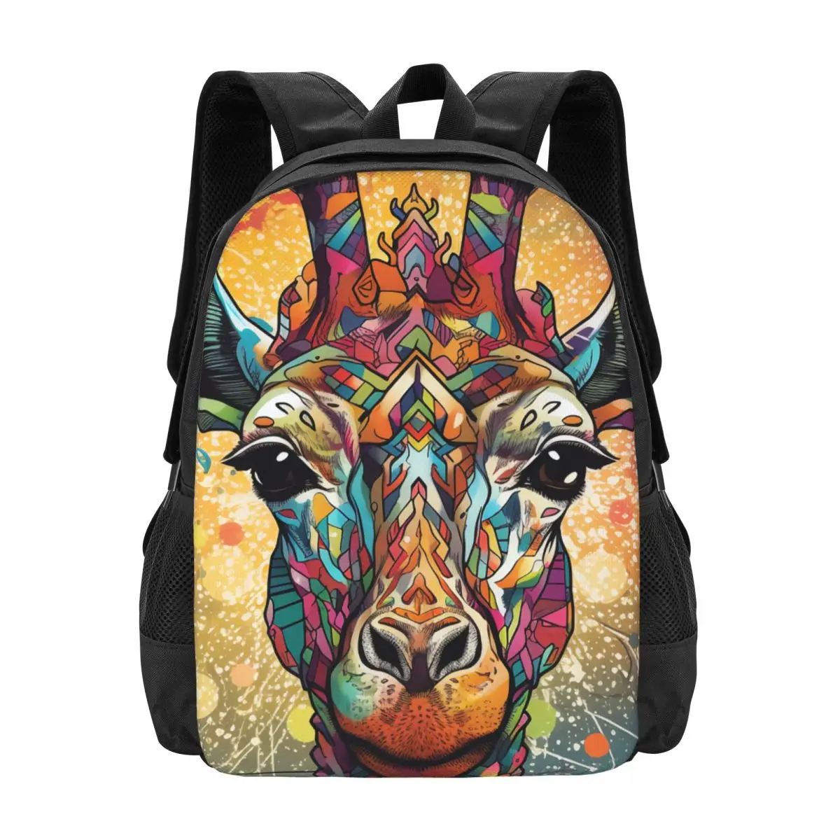 

Giraffe Backpack Wall Graffiti Various Styles University Backpacks Male Novelty School Bags High Quality Durable Rucksack