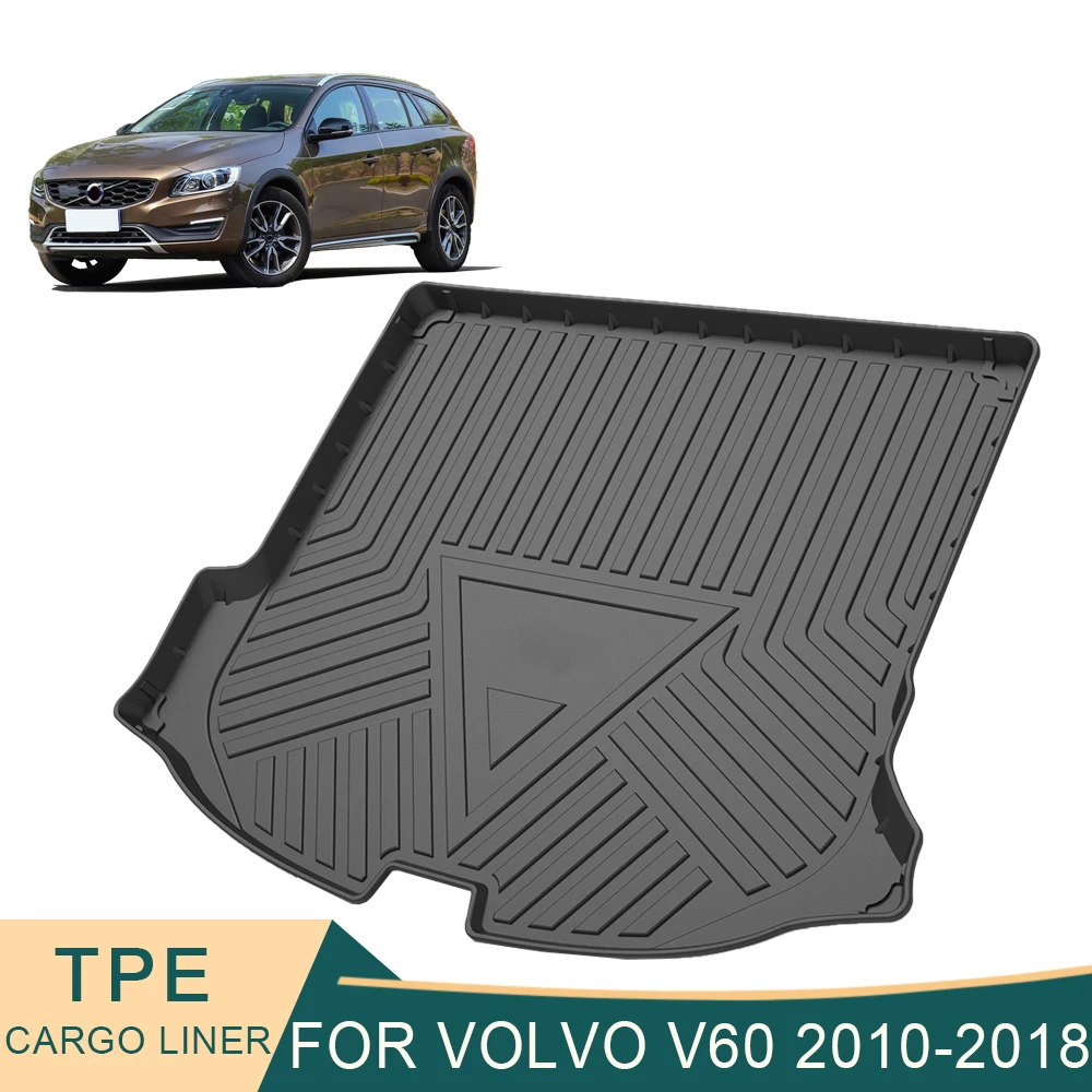 

Нескользящие Коврики для багажника из ТПЭ, для Volvo V60 2010-2018