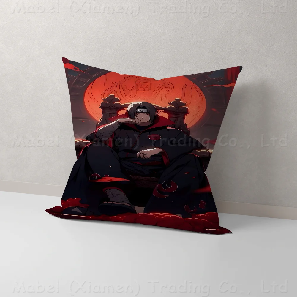 Naruto U-UchihaS I-ItachiS Pillow Cover Design Cushion Decor Holiday Decorati