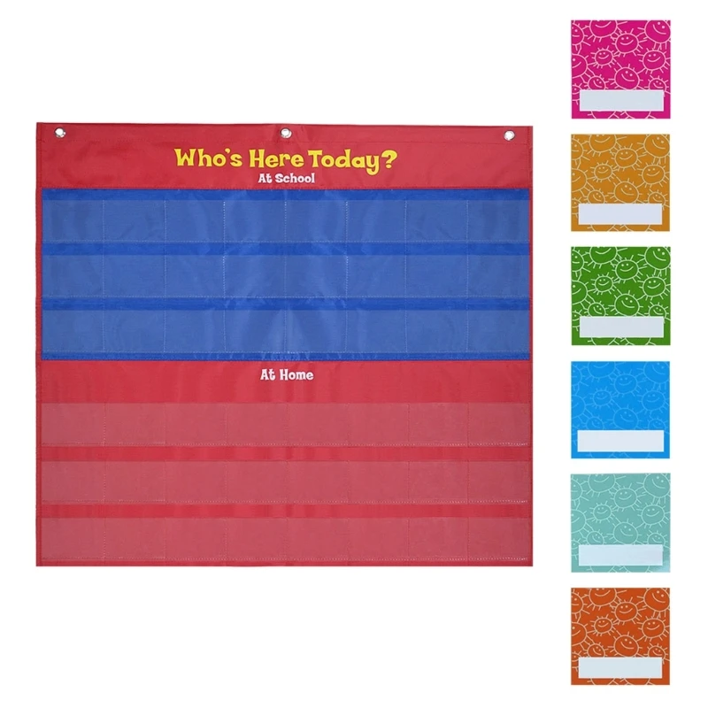 

Pocket Chart, Durable Classroom Management Pocket Chart for Classroom Preschool