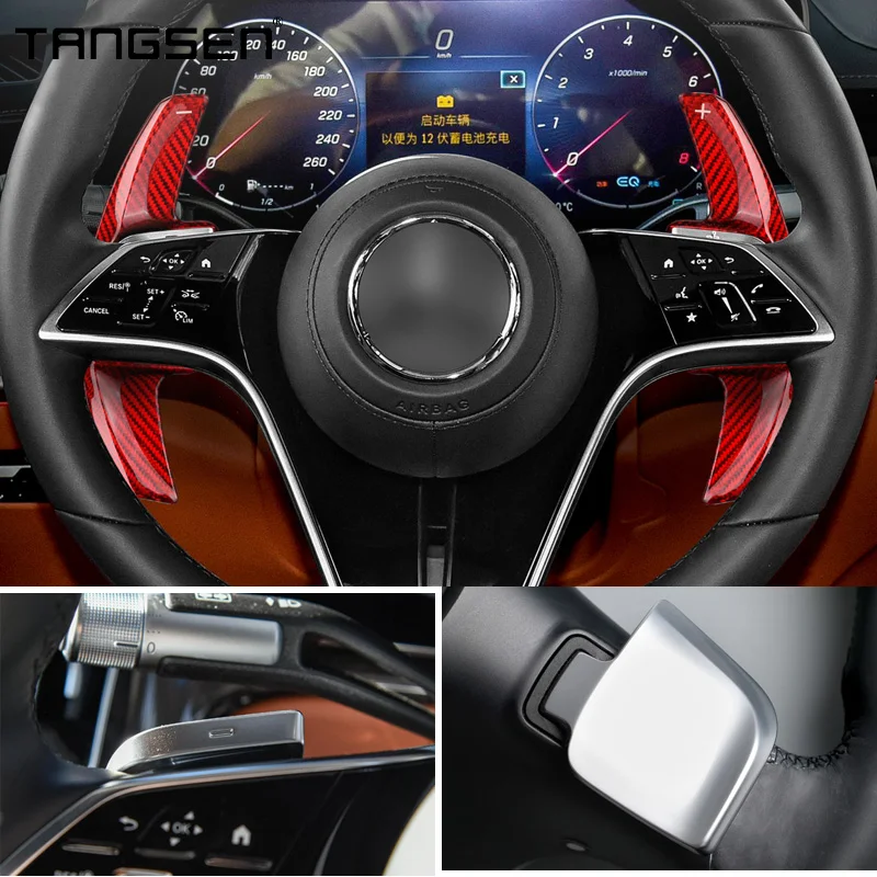 Лопастной переключатель рулевого колеса из углеродного волокна подходит для