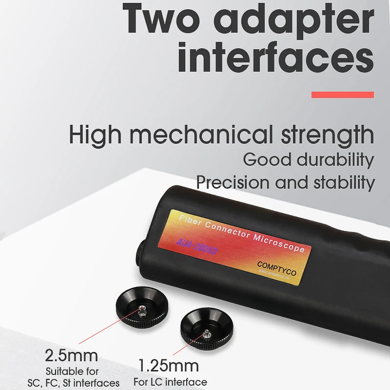 Fiber Optical Inspection Microscope LED Illumination Anti Slip Rubber AUA-200X