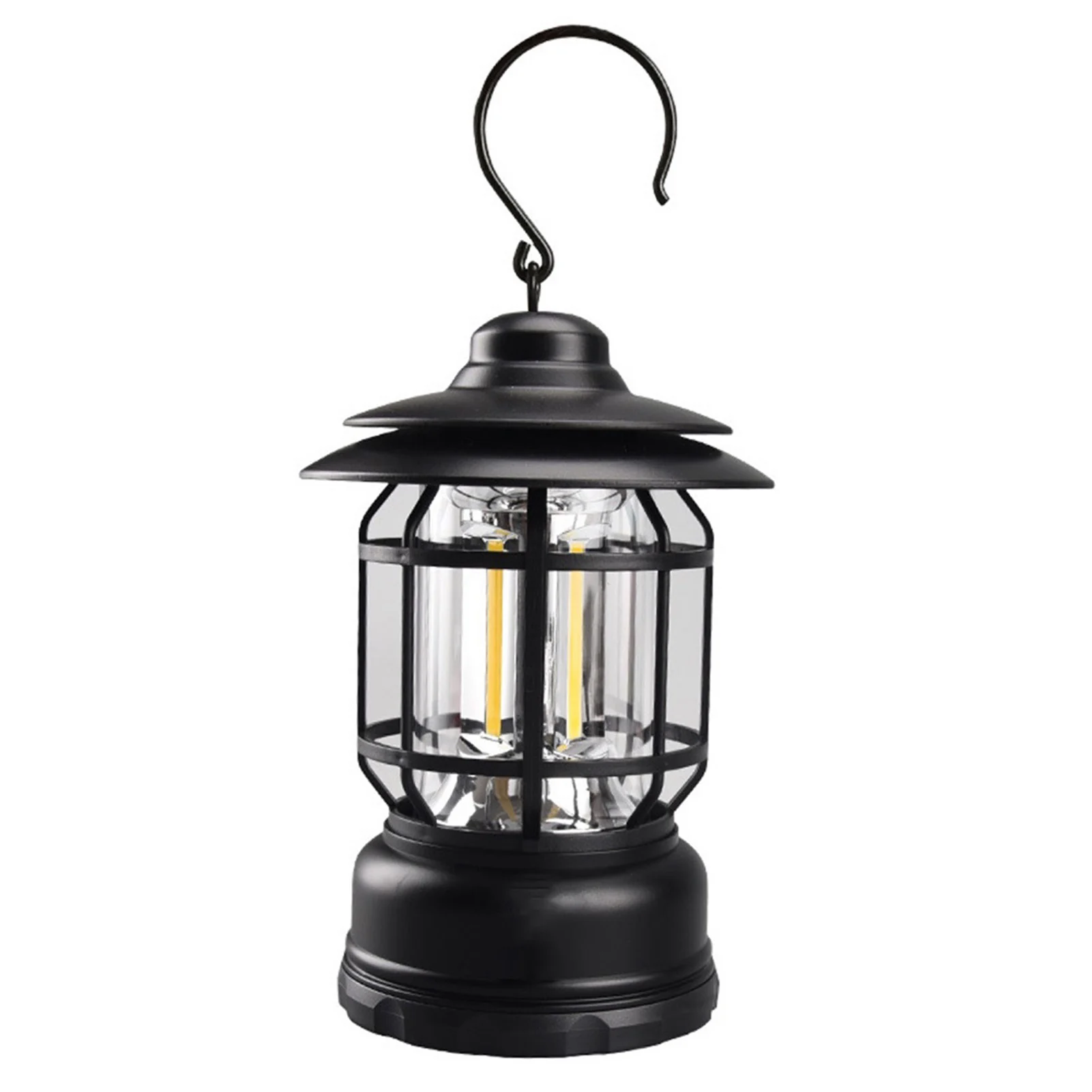 

Camping Lantern Retro Battery Powered Camping Light For Household Sturdy Waterproof Suspension Lamp Adjustable Night Light