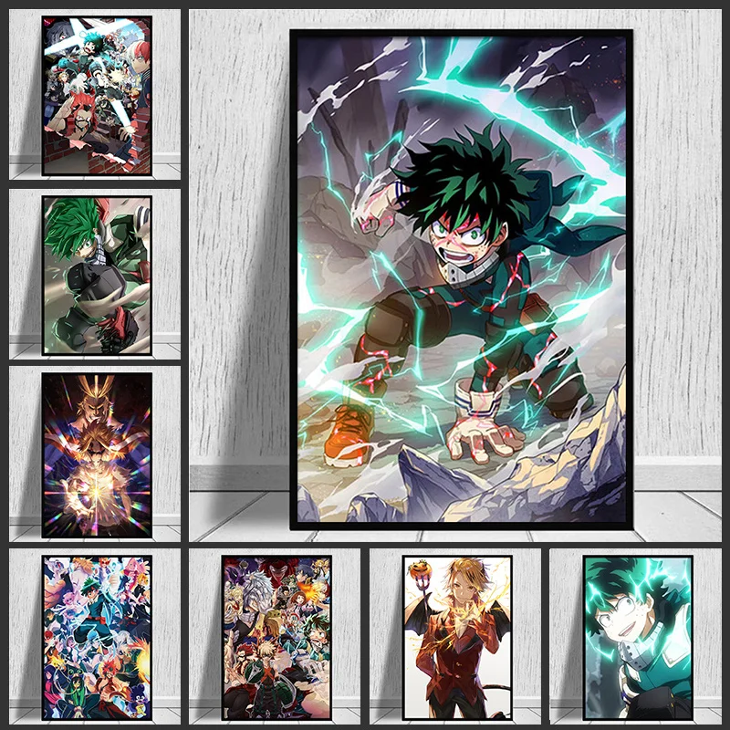 

Картина на холсте из аниме «Моя геройская Академия»