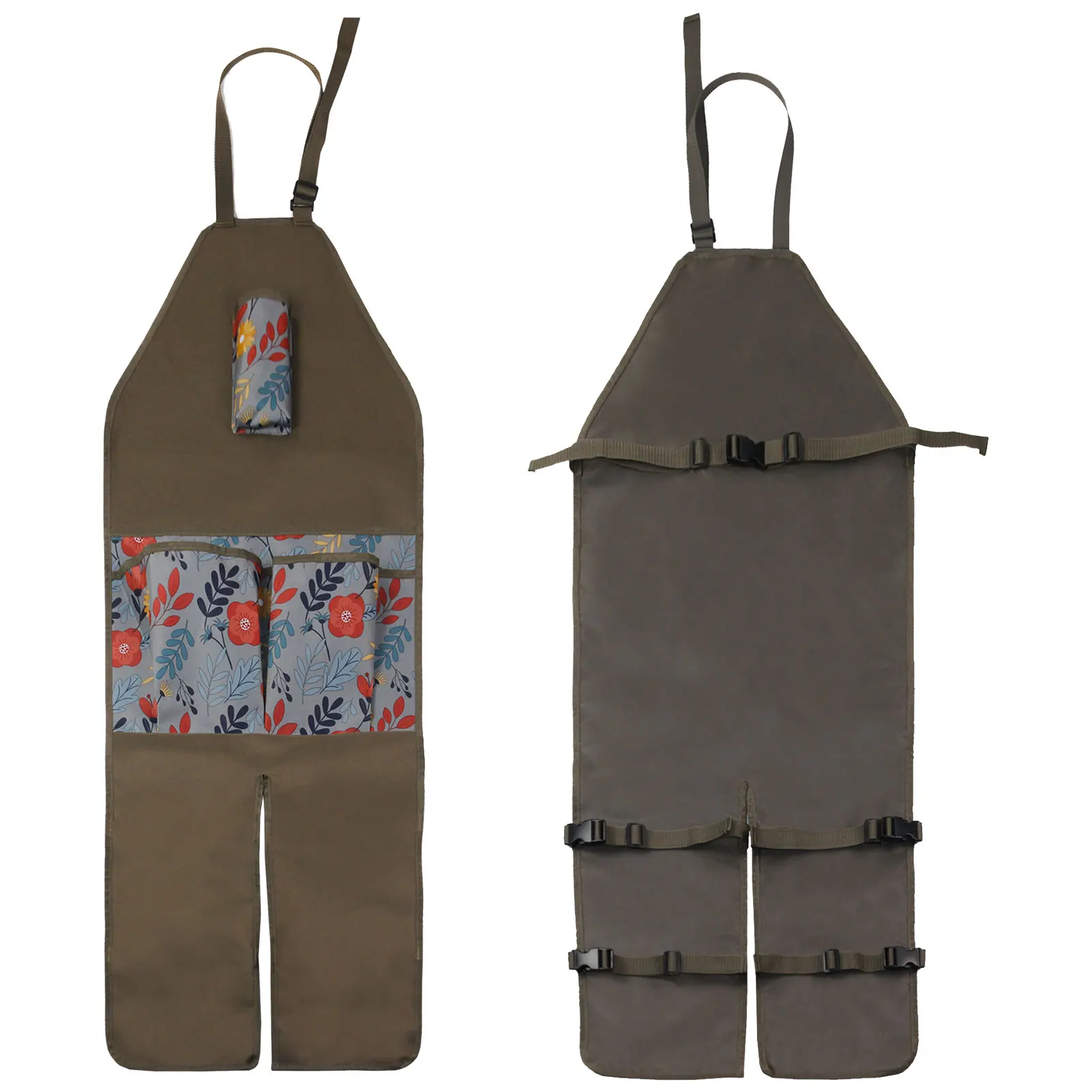 

Gardening Apron With Leg Protection Waterproof Oxford Cloth Aprons Professional Leggings Apron With Multiple Pockets For Pottery