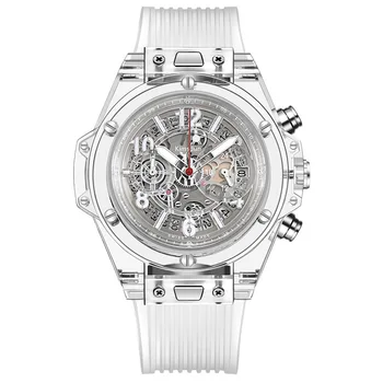 New Watch for Men Quartz Calendar Watches Man Luxury Top Brand Hip Hop Sports Wristwatch Male Clock Hombre Relogio Masculino Other Image