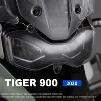 2020 new motorcycle for tiger900 acrylic headlight protector light cover protective guard fit for tiger 900