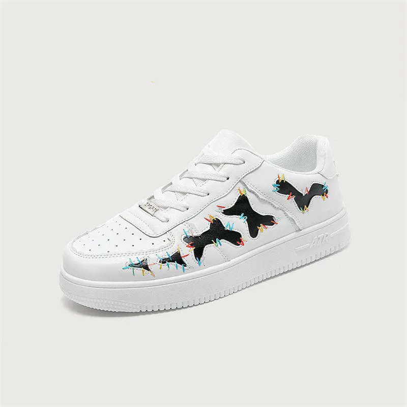 

2022 Spring and Autumn New Comfortable and Breathable Flat Bottom Running Casual Sports Men's Shoes Niche Dexun Skateboard Shoes