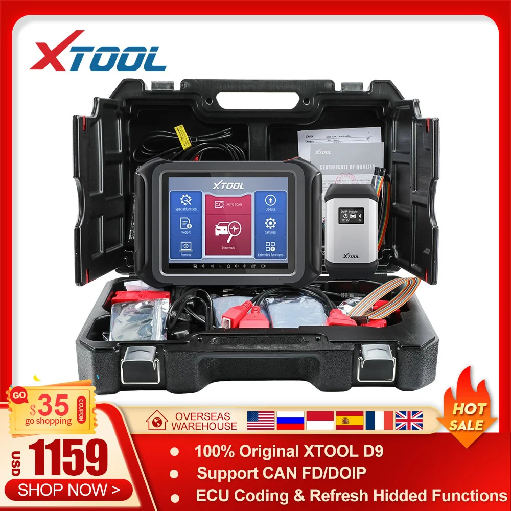 	  XTOOL D9 PRO Newest OBD2 Dia	